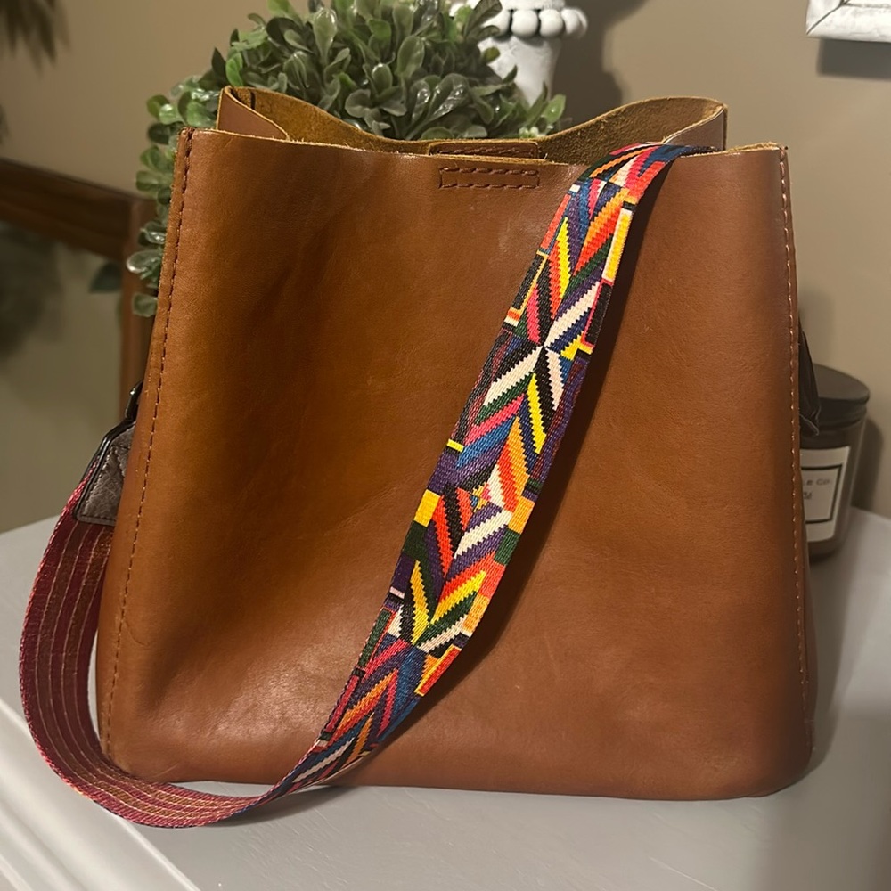 Portland Leather Butterfly Bucket Bag